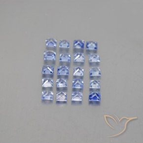 Zaffiro naturale blu da 1,85 ct, quadrato, VVS-VS