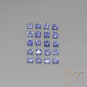 Zaffiro naturale blu da 2,14 ct, quadrato, VVS-VS