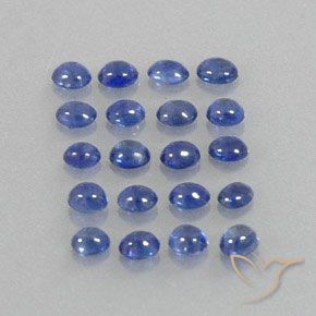Zaffiro naturale blu da 3,05 ct, trasparente, trasparente/traslucido