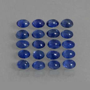 Zaffiro naturale blu da  ct, taglio ovale, traslucido