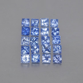 Zaffiro naturale blu da  ct, quadrato, VVS-VS