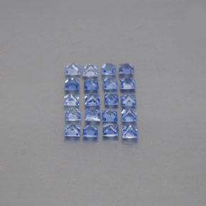 Zaffiro naturale blu da  ct, quadrato, VVS-VS
