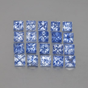 Zaffiro naturale blu da 1,60 ct, quadrato, VVS-VS