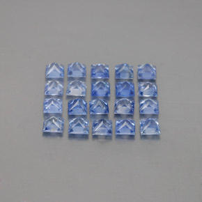 Zaffiro naturale blu da 1,60 ct, quadrato, VVS-VS