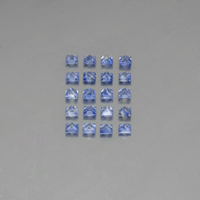 Zaffiro naturale blu da  ct, quadrato, VVS-VS