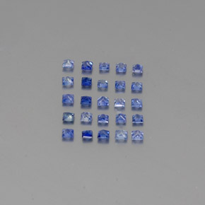 Zaffiro naturale blu da  ct, quadrato, VVS-VS