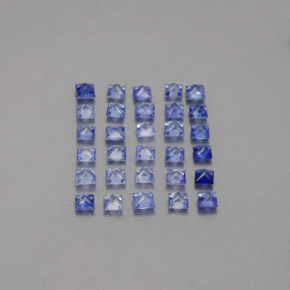 Zaffiro naturale blu da  ct, quadrato, VVS-VS