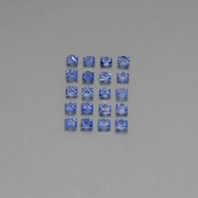 Zaffiro naturale blu da  ct, quadrato, VVS-VS