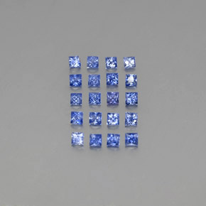 Zaffiro naturale blu da  ct, quadrato, VVS-VS