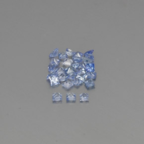 Zaffiro naturale blu da 1,21 ct, quadrato, VVS-VS