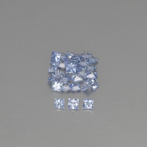 Zaffiro naturale blu da  ct, quadrato, VVS-VS
