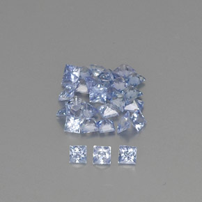 Zaffiro naturale blu da  ct, quadrato, VVS-VS