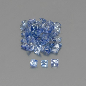 Zaffiro naturale blu da  ct, quadrato, VVS-VS
