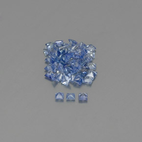 Zaffiro naturale blu da  ct, quadrato, VVS-VS