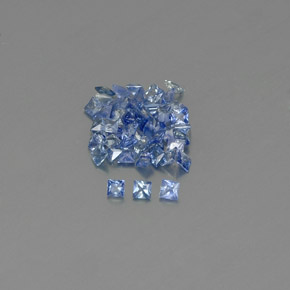 Zaffiro naturale blu da  ct, quadrato, VVS-VS
