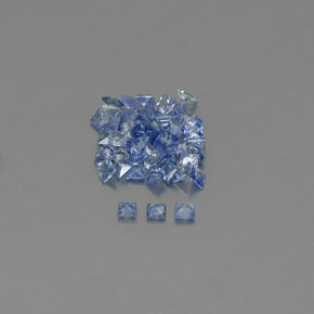 Zaffiro naturale blu da  ct, quadrato, VVS-VS