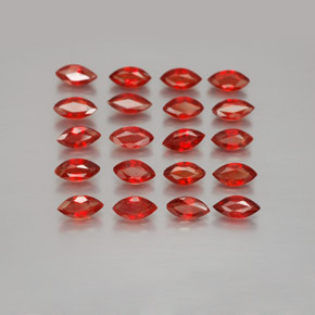 Zaffiro naturale arancione da 3,23 ct, marchesa, VS-SI