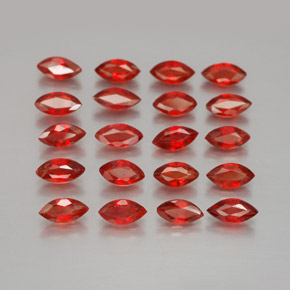 Zaffiro naturale arancione da 3,23 ct, marchesa, VS-SI