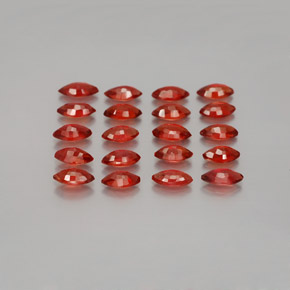 Zaffiro naturale arancione da 3,23 ct, marchesa, VS-SI