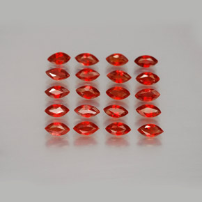 Zaffiro naturale arancione da  ct, marchesa, VS-SI