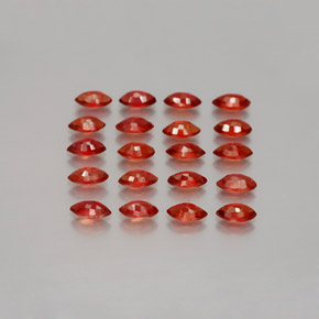Zaffiro naturale arancione da  ct, marchesa, VS-SI