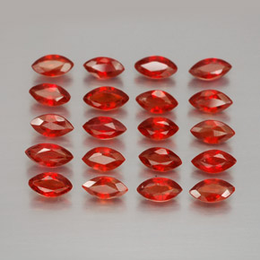 Zaffiro naturale arancione da 3,41 ct, marchesa, VS-SI
