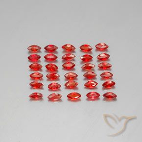 Zaffiro naturale arancione da 3,54 ct, marchesa, VS-SI