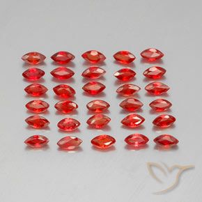 Zaffiro naturale arancione da 3,54 ct, marchesa, VS-SI
