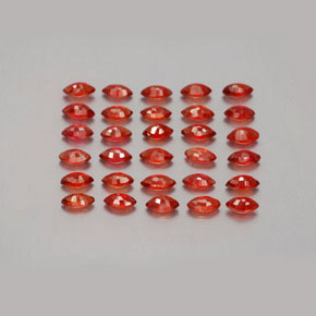 Zaffiro naturale arancione da  ct, marchesa, VS-SI