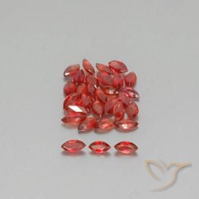 2.76ctw Naturale Rosso scuro Zaffiro, Taglio marquise, VS-SI