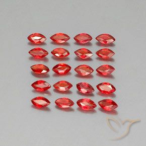 Zaffiro naturale arancione da 2,92 ct, marchesa, VS-SI