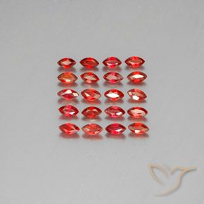 Zaffiro naturale arancione da 3,48 ct, marchesa, VS-SI