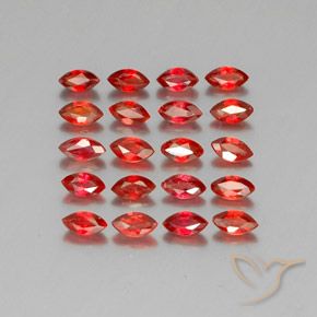 Zaffiro naturale arancione da 3,48 ct, marchesa, VS-SI