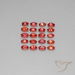 Zaffiro naturale arancione da 3,48 ct, marchesa, VS-SI