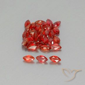 Zaffiro naturale arancione da 3,18 ct, marchesa, VS-SI