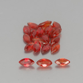 Zaffiro naturale arancione da 3,51 ct, marchesa, VS-SI