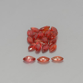 Zaffiro naturale arancione da 3,51 ct, marchesa, VS-SI
