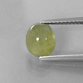 Zaffiro naturale verde da 2,30 ct, trasparente, trasparente/traslucido