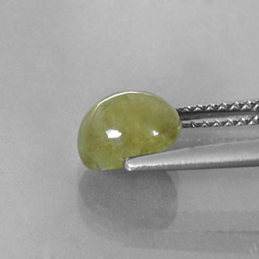 Zaffiro naturale verde da 2,30 ct, trasparente, trasparente/traslucido