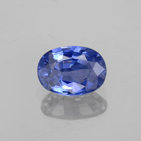 Zaffiro naturale blu da 1,01 ct, taglio ovale, VVS-VS