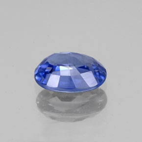 Zaffiro naturale blu da 1,01 ct, taglio ovale, VVS-VS