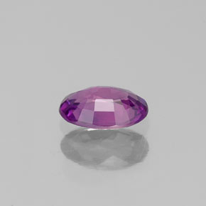 Zaffiro naturale viola da 0,54 ct, taglio ovale, VS