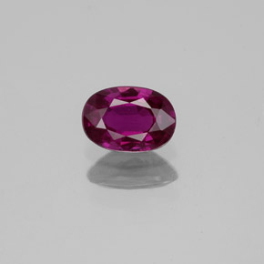 Zaffiro naturale viola da 0,62 ct, taglio ovale, VVS-VS