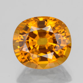 Zaffiro naturale oro da 3,84 ct, taglio ovale, VS-SI