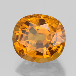Zaffiro naturale oro da 3,84 ct, taglio ovale, VS-SI