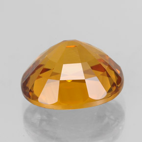 Zaffiro naturale oro da 3,84 ct, taglio ovale, VS-SI