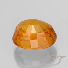 Zaffiro Arancione brillante naturale da 3.23 ct, Ovale, SI