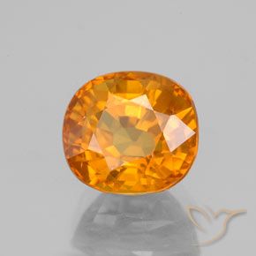 Zaffiro Albicocca Arancia naturale da 3.53 ct, Ovale, VS-SI
