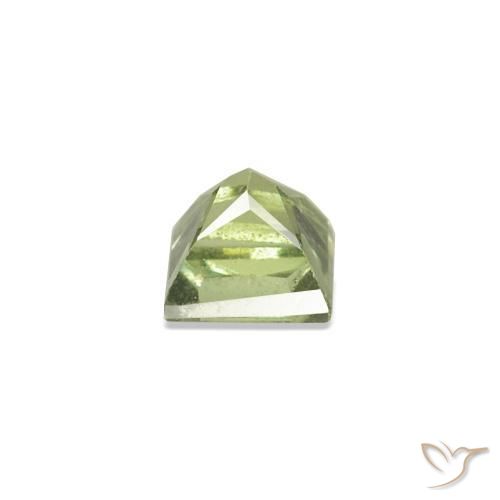 Gemme di Zaffiro Verde caldo naturale da 2.52 ct, Quadrato, VVS-VS