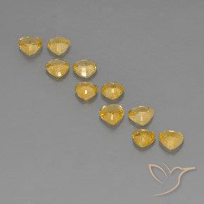 Gemme di Zaffiro Oro medio naturale da 3.73 ct, Taglio trillion, VVS-VS